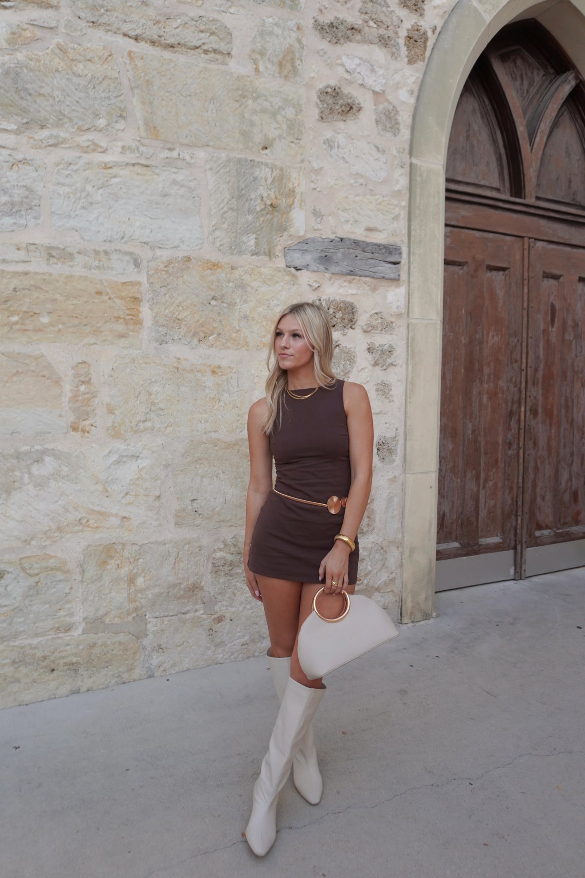Linen High Neck Romper