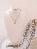 Hexagon Initial Necklace