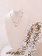 Hexagon Initial Necklace