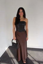 Satin Maxi Skirt