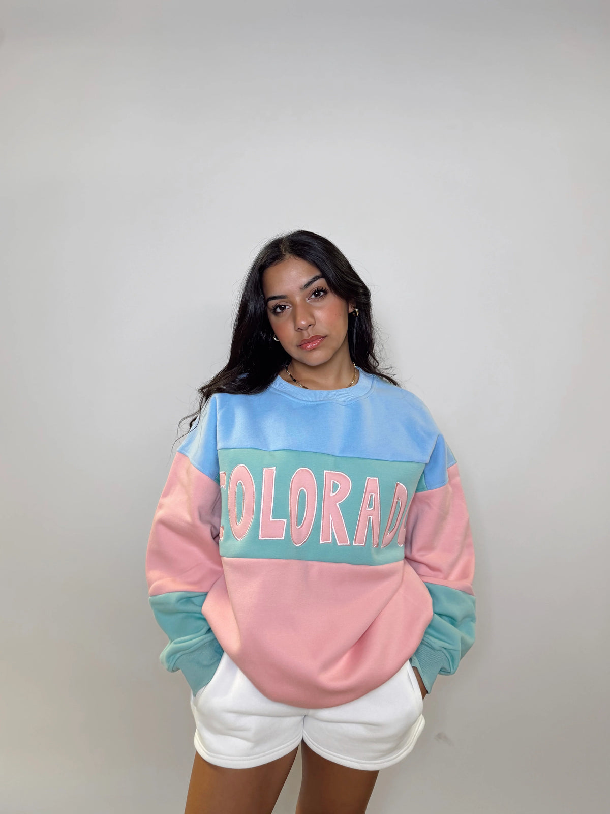 Color Block Pullover