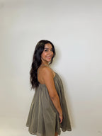 Peyton Halter Babydoll Dress