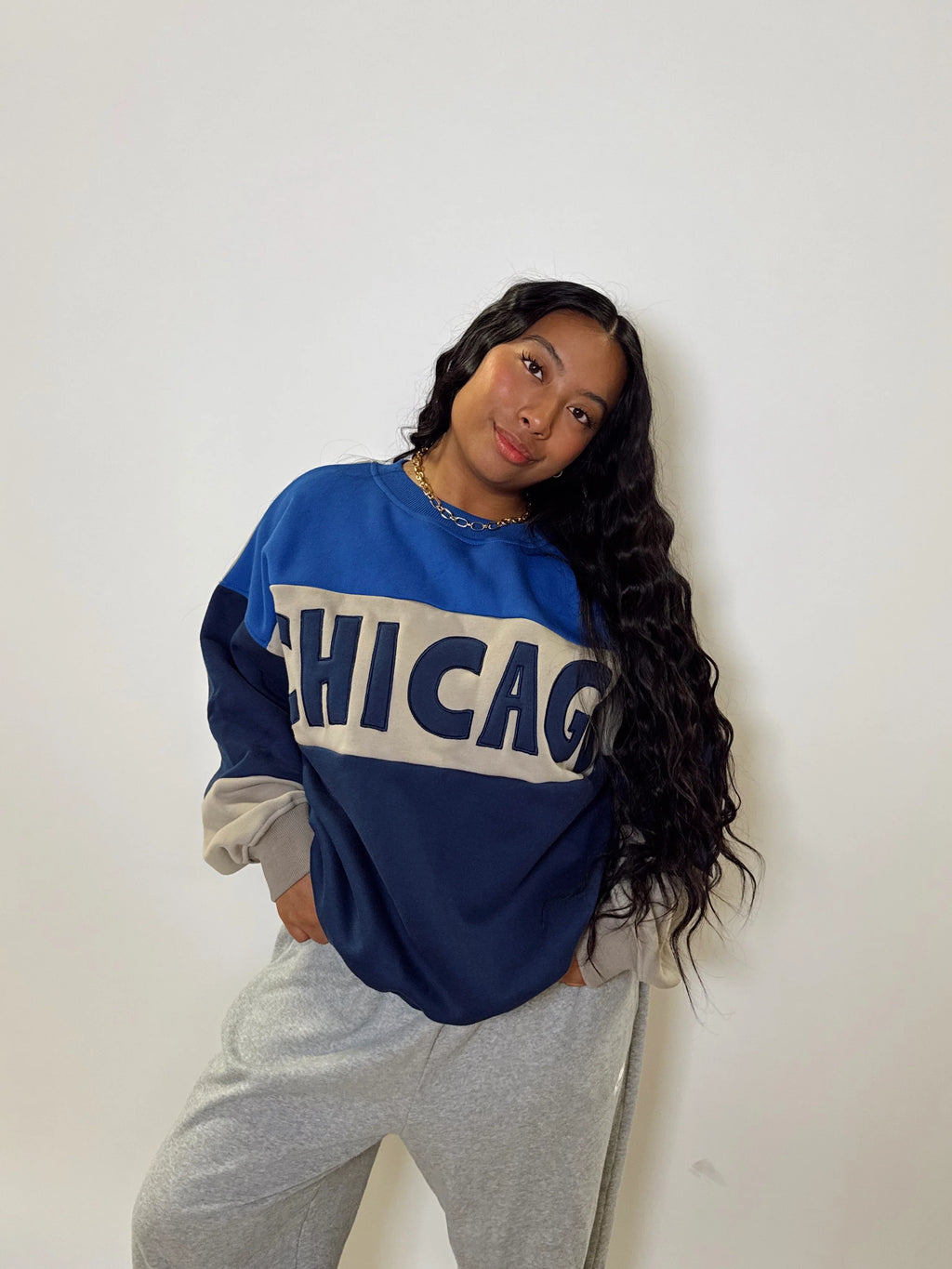 Color Block Pullover