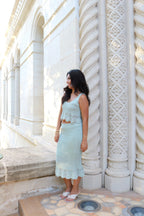 Sea foam Green Knit Skirt