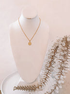 Hexagon Initial Necklace