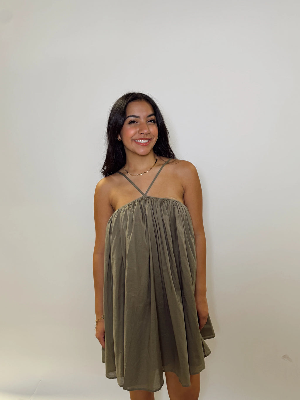Peyton Halter Babydoll Dress