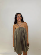 Peyton Halter Babydoll Dress