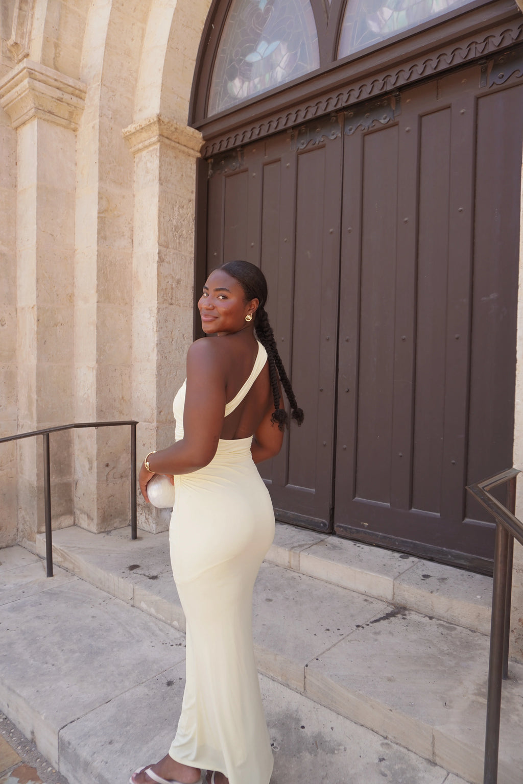Yellow Shell Maxi Dress