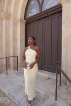 Yellow Shell Maxi Dress