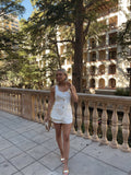 Longline Vest Skirt Set