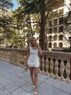 Longline Vest Skirt Set