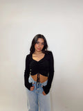 Crop Long Sleeve Sweater