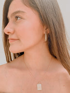 Initial Plate Necklace