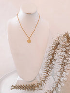 Hexagon Initial Necklace