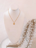 Hexagon Initial Necklace