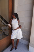 Linen Bermuda Shorts
