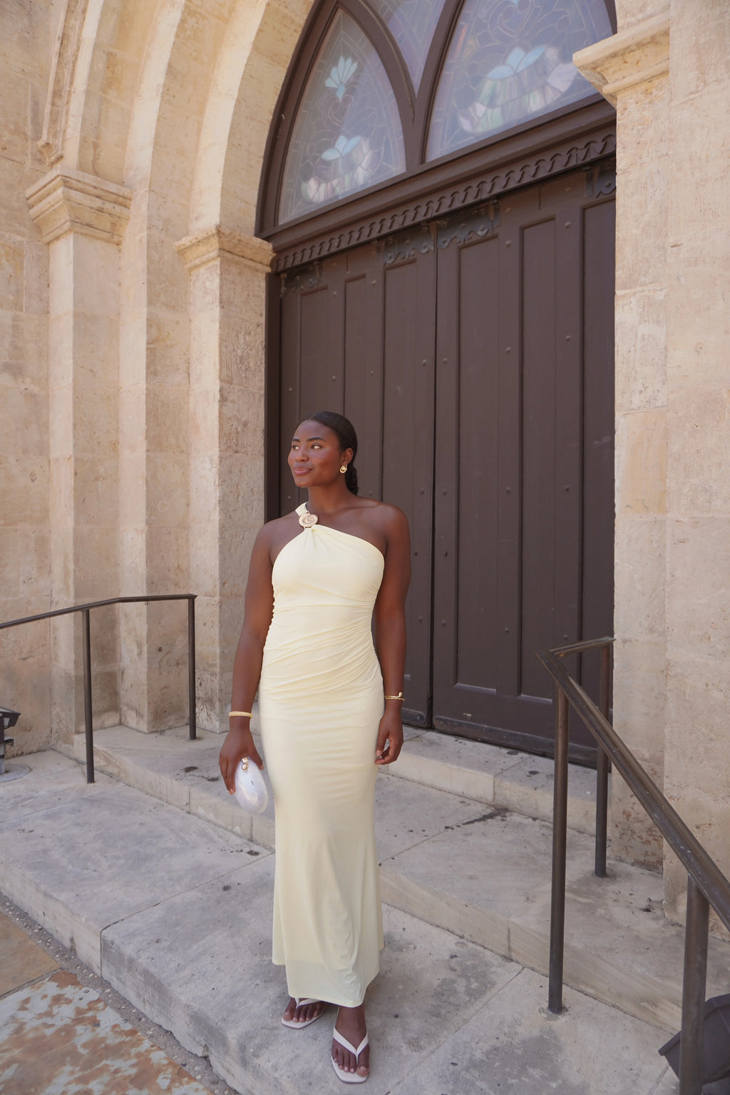 Yellow Shell Maxi Dress