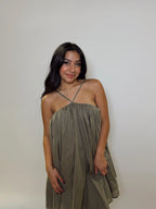 Peyton Halter Babydoll Dress