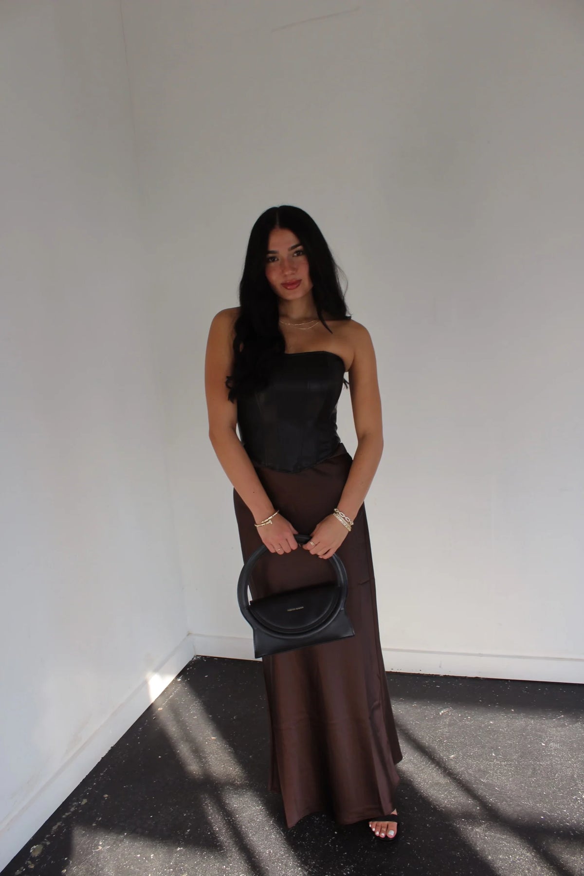 Satin Maxi Skirt