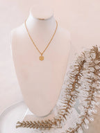 Hexagon Initial Necklace