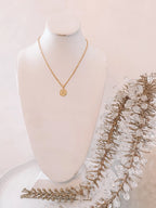 Hexagon Initial Necklace