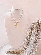 Hexagon Initial Necklace