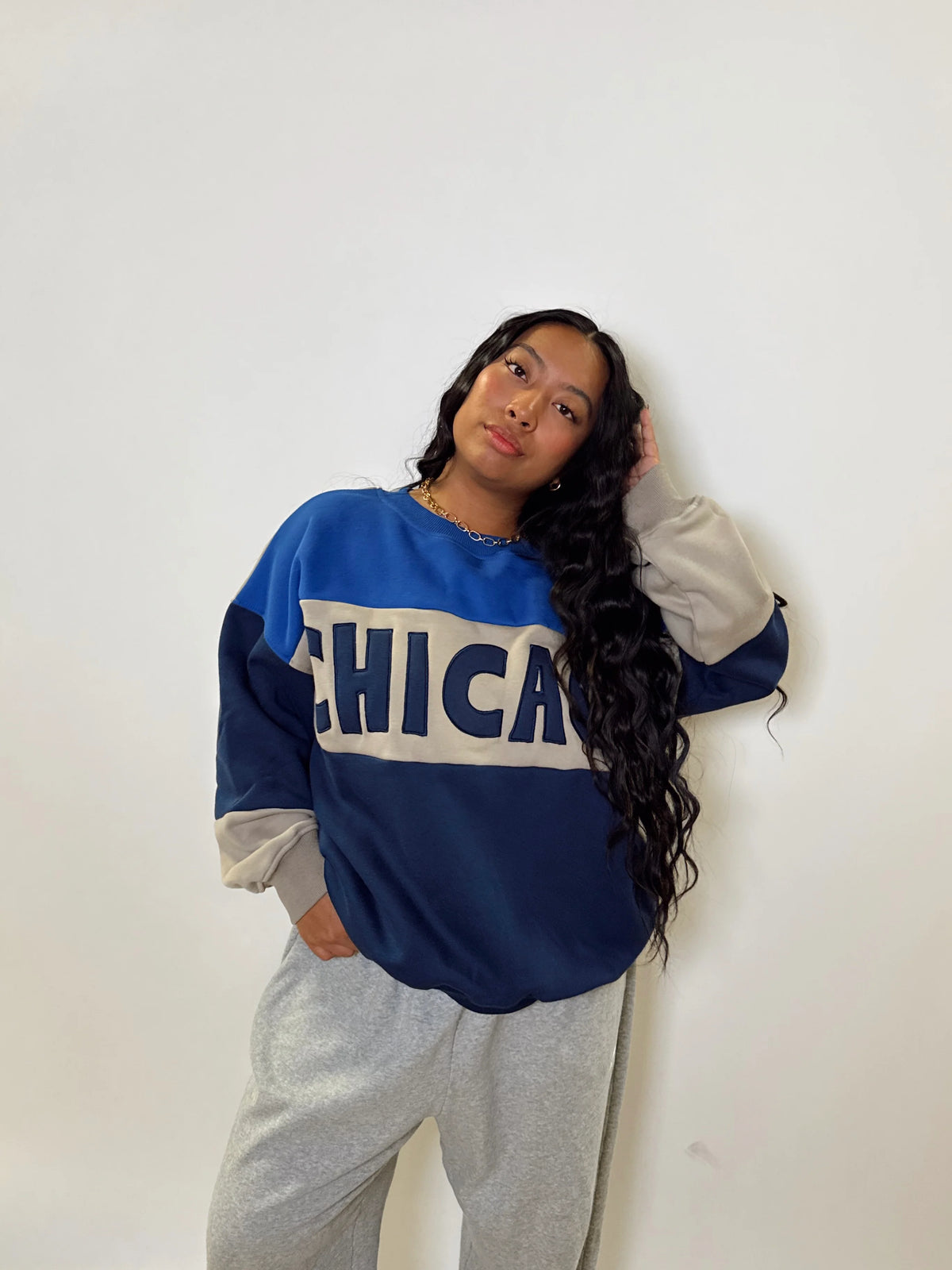 Color Block Pullover