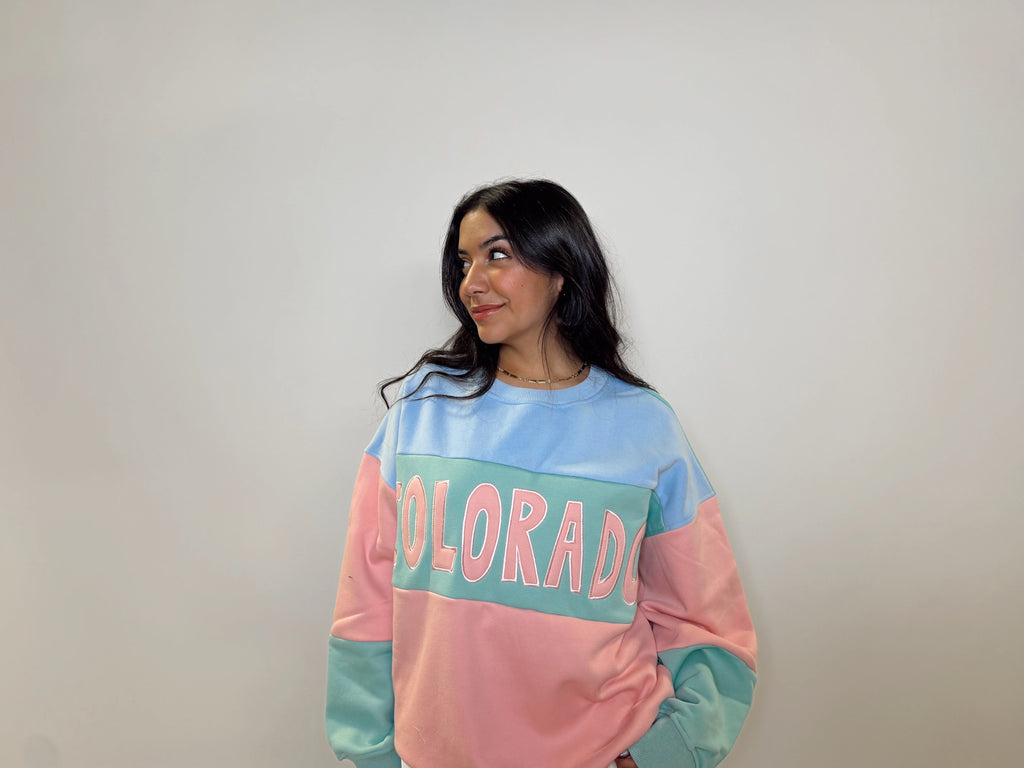 Color Block Pullover