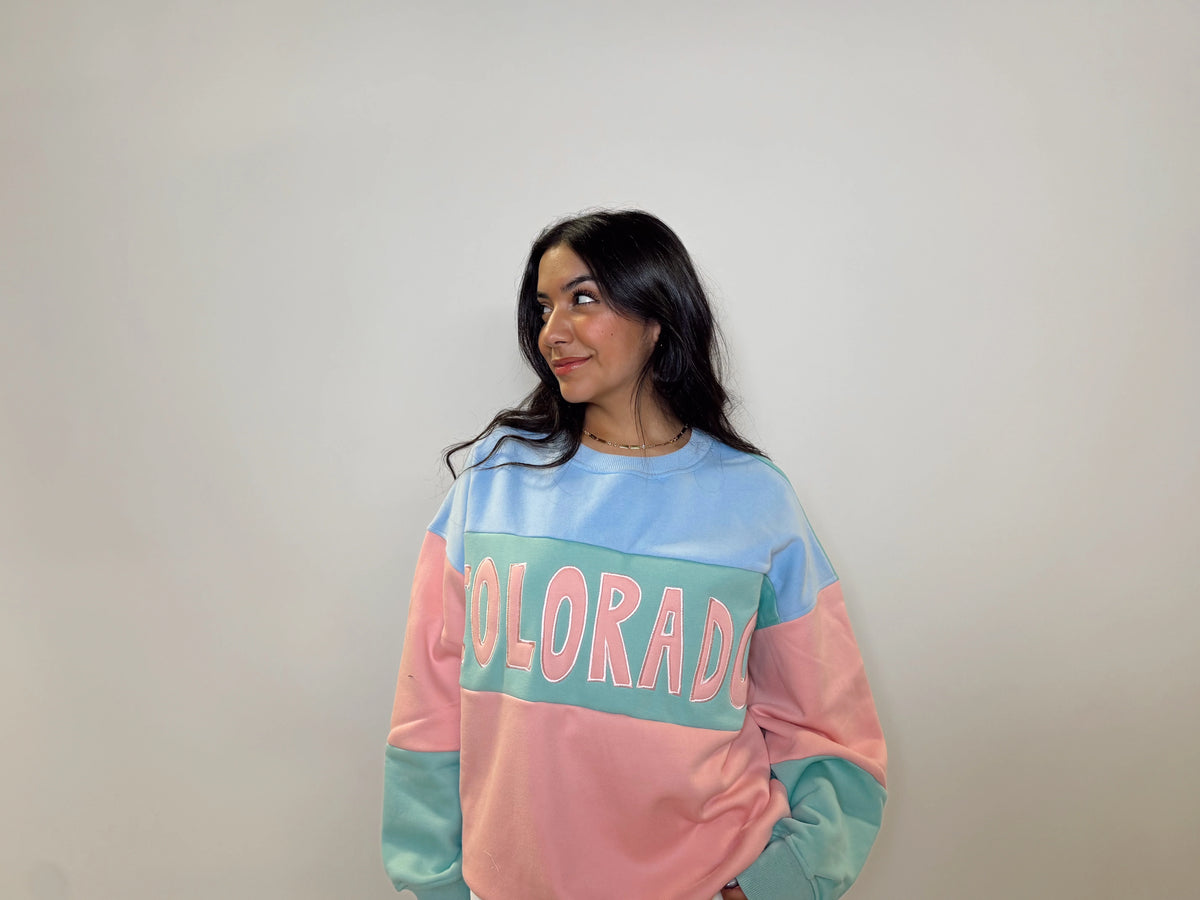 Color Block Pullover